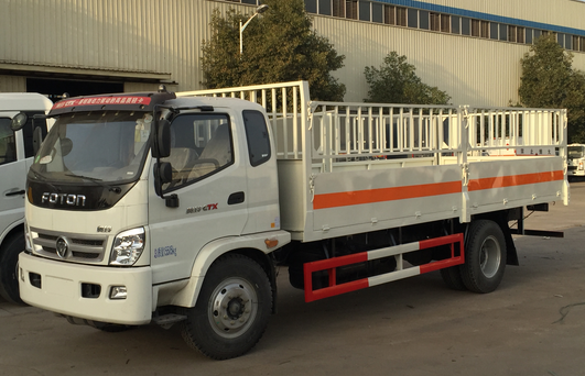6.2米奧鈴倉(cāng)柵式氣瓶運(yùn)輸車(chē)