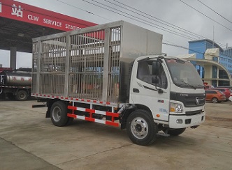 福田歐馬可倉欄雙層畜禽運輸車（國五）