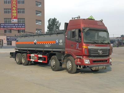 福田歐曼腐蝕性物品罐式運(yùn)輸車(chē) 