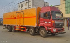 福田歐曼易燃?xì)怏w廂式運(yùn)輸車(chē) 